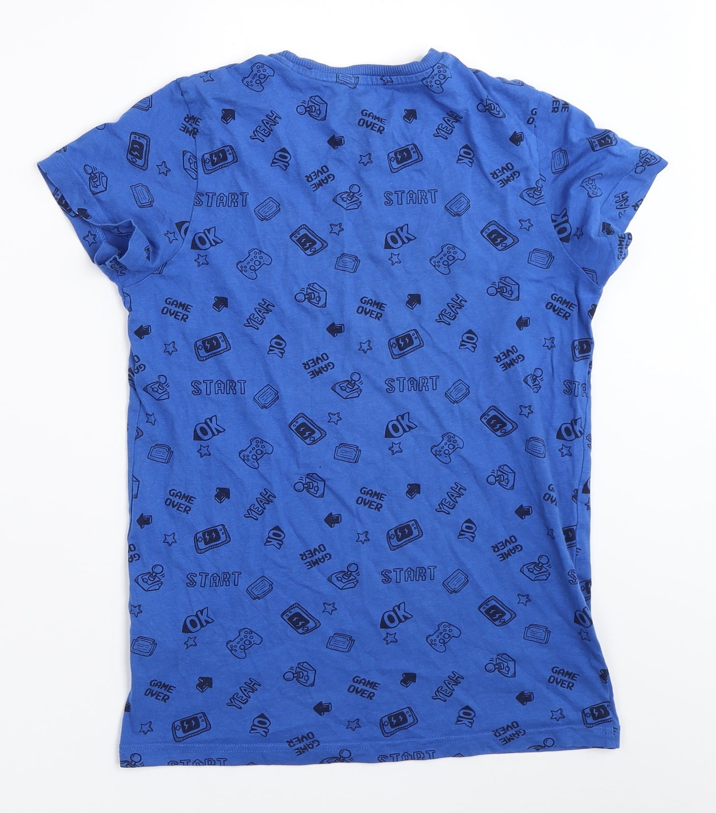 Matalan Boys Blue   Basic T-Shirt Size 11 Years