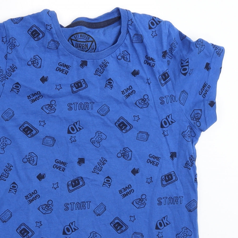 Matalan Boys Blue   Basic T-Shirt Size 11 Years