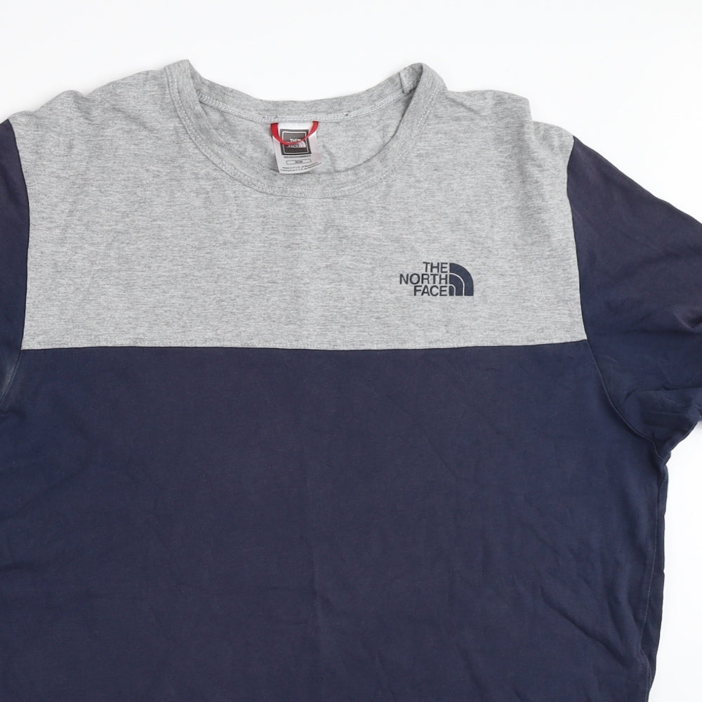 The North Face Mens Blue    T-Shirt Size M