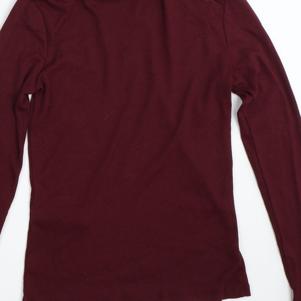 New Look Womens Purple   Basic T-Shirt Size 12