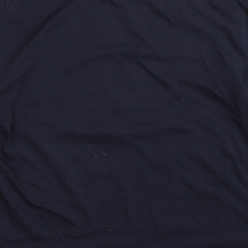 Matalan Mens Blue Solid   Pyjama Top Size L  - christmas