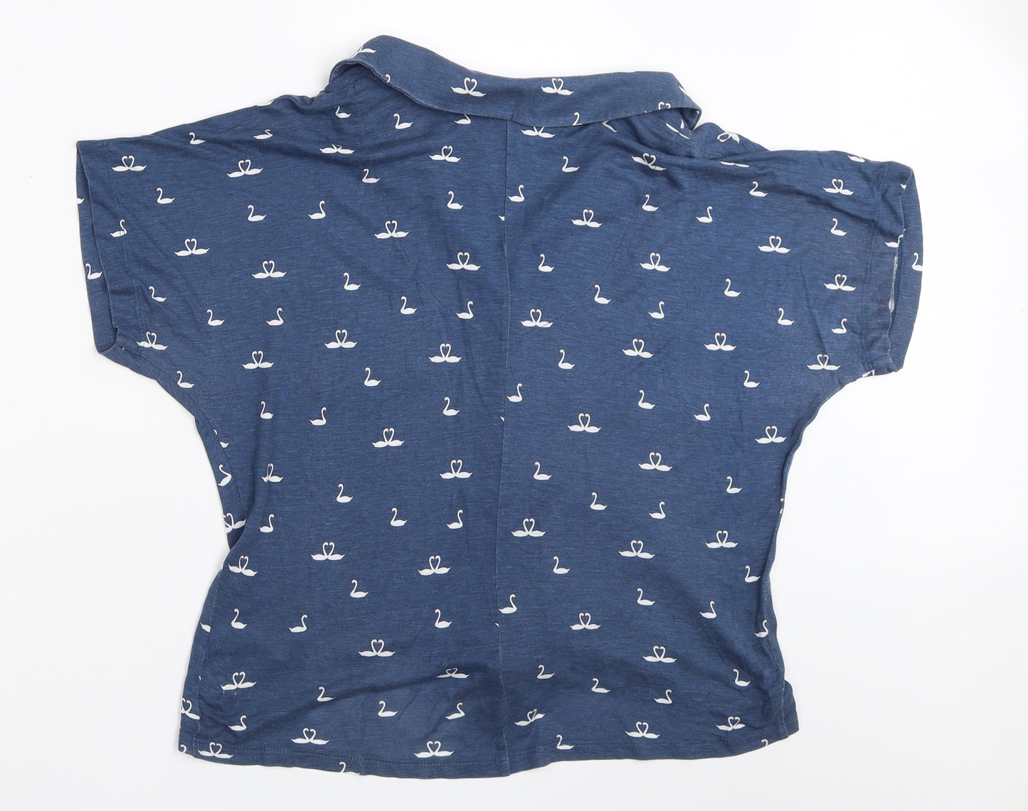 NEXT Womens Blue   Basic Button-Up Size 14