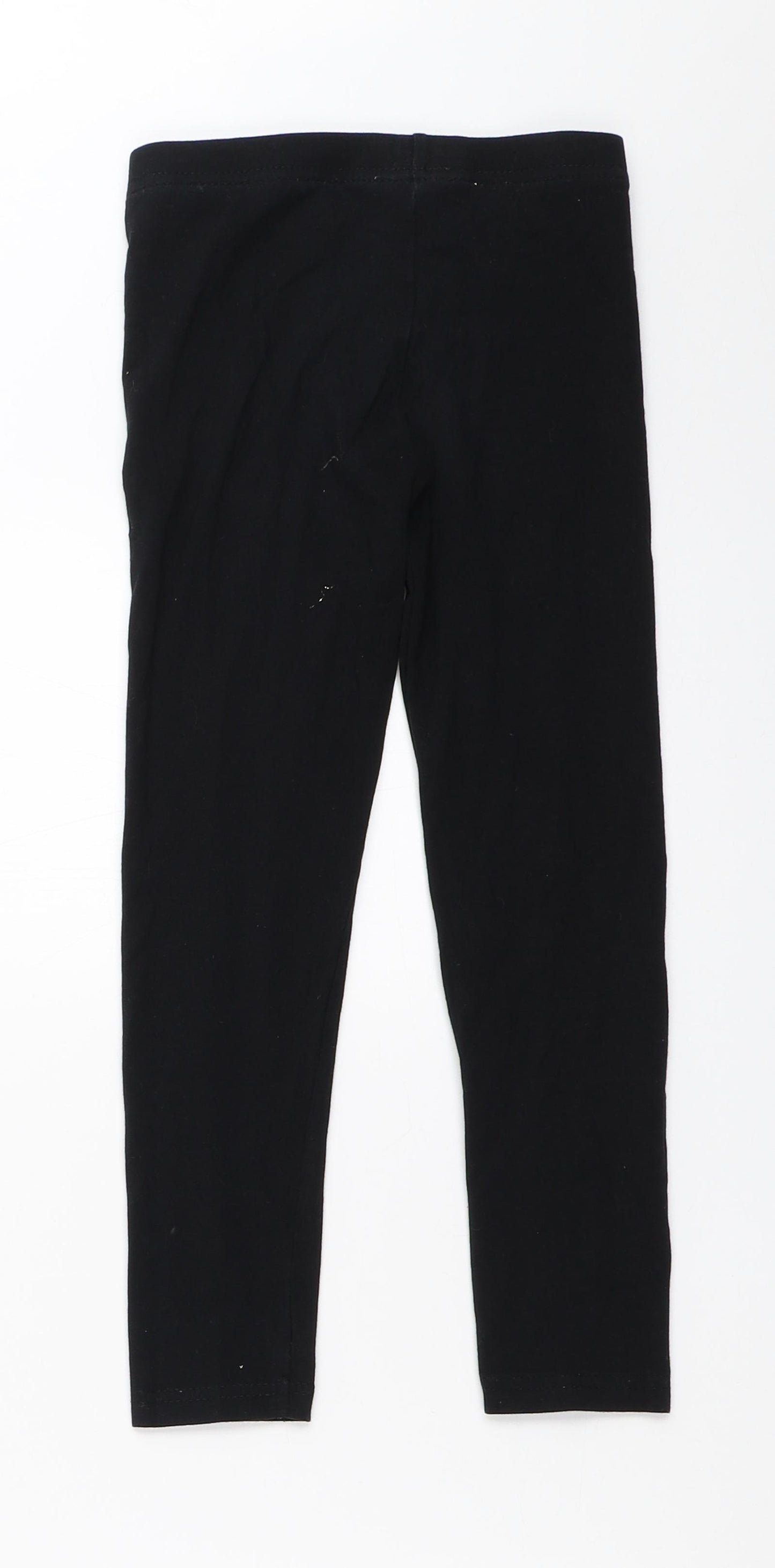 Primark Girls Black   Capri Trousers Size 6-7 Years - leggings