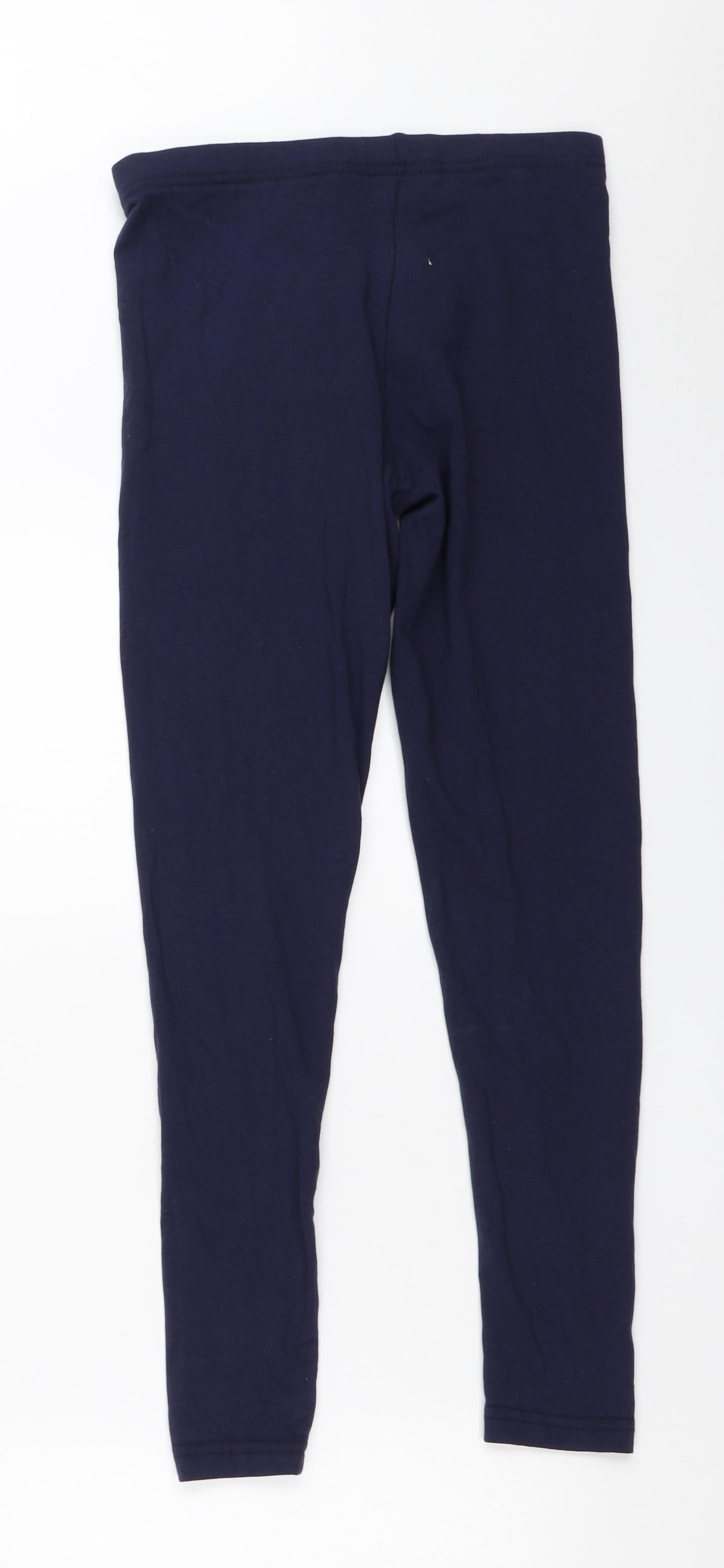 Primark Girls Blue   Capri Trousers Size 9-10 Years - leggings