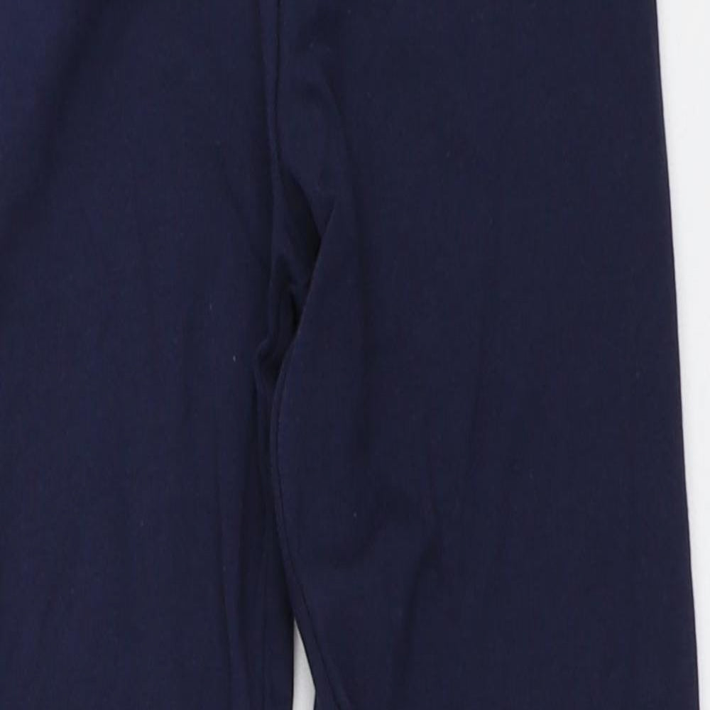 Primark Girls Blue   Capri Trousers Size 9-10 Years - leggings