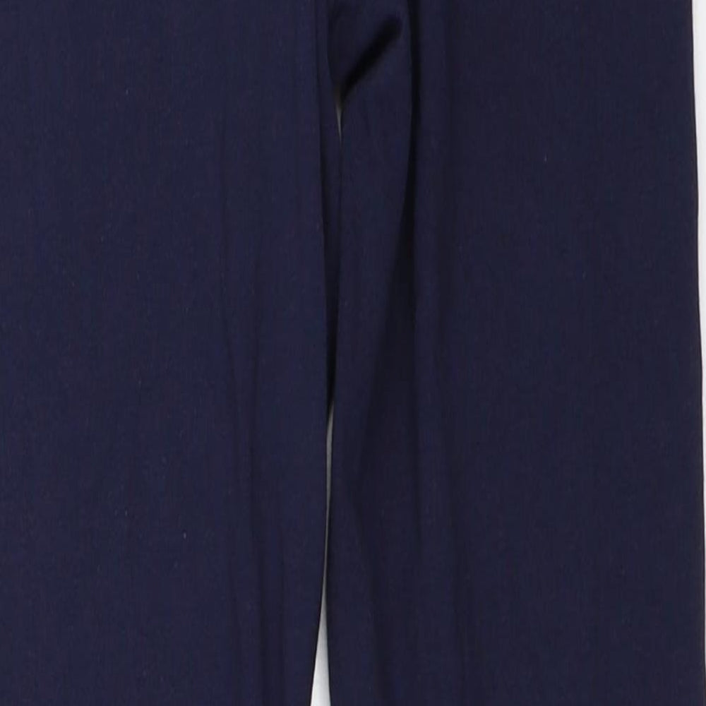 Primark Girls Blue   Capri Trousers Size 9-10 Years - leggings