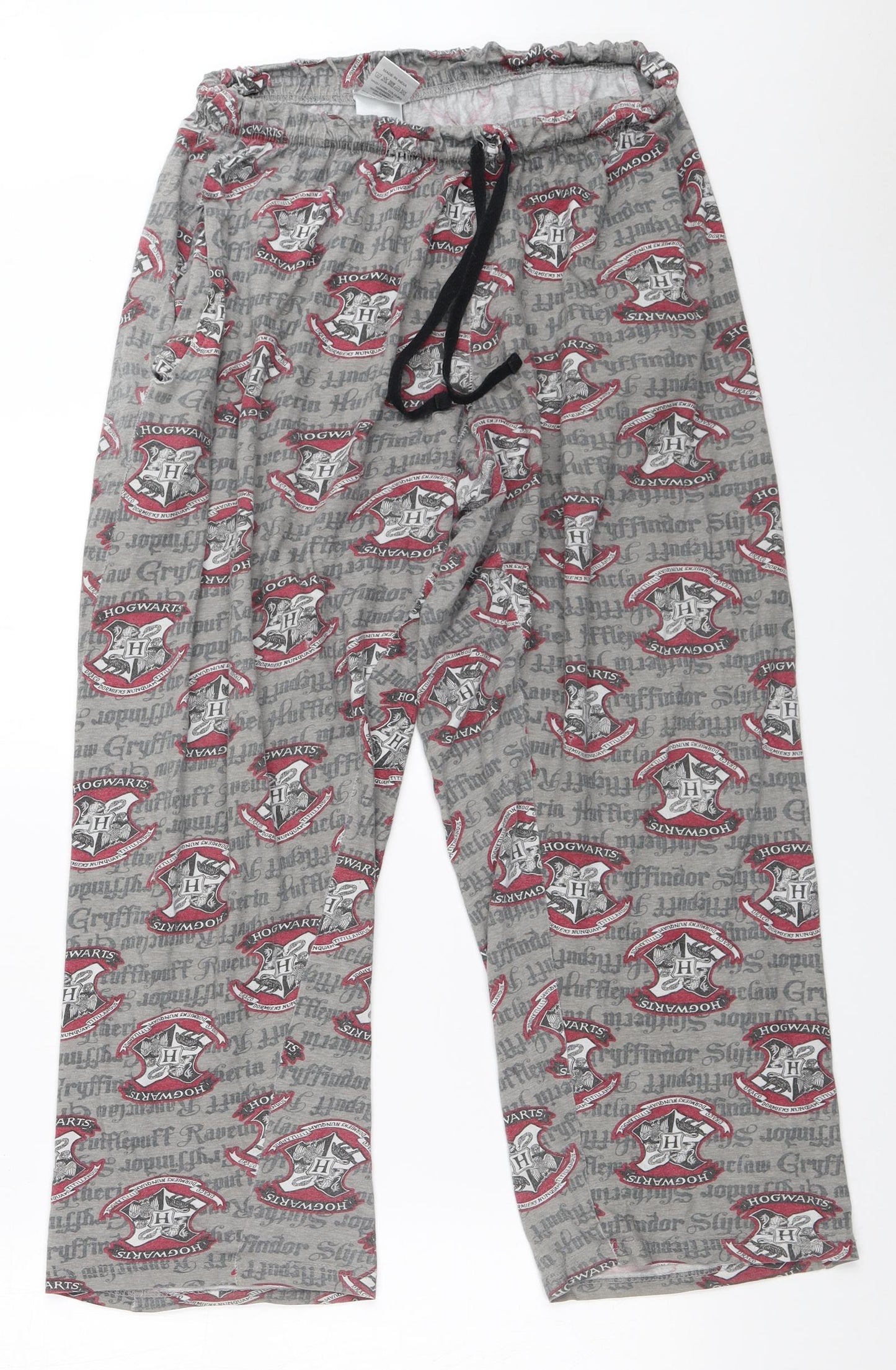 Preworn Womens Grey Solid  Top Pyjama Pants Size S  - harry potter