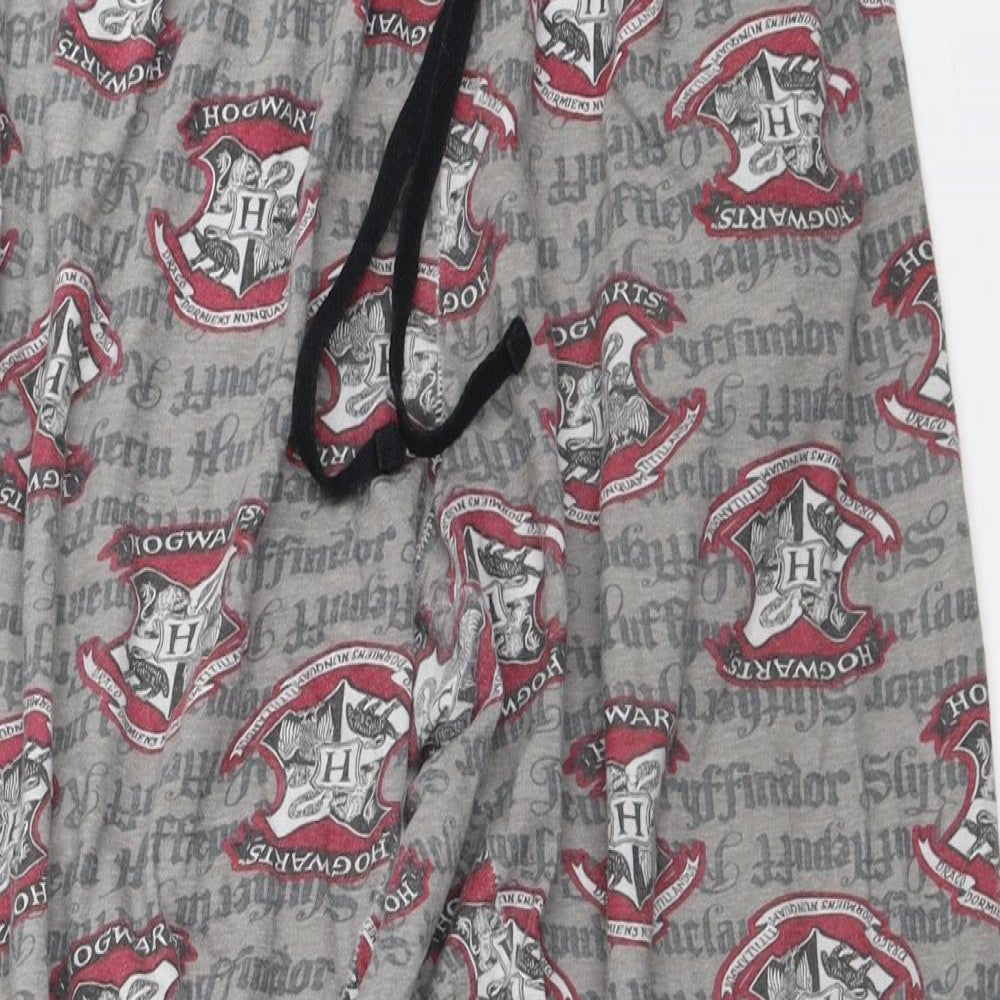 Preworn Womens Grey Solid  Top Pyjama Pants Size S  - harry potter