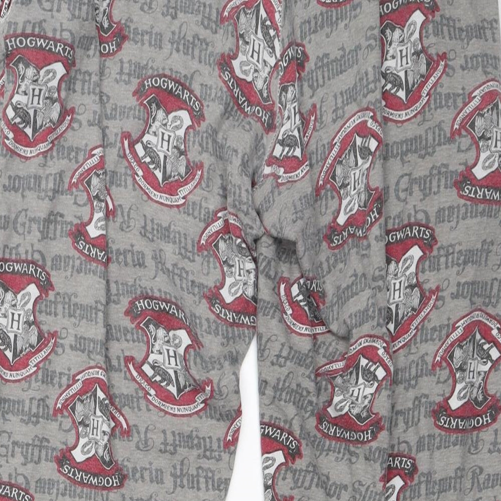 Preworn Womens Grey Solid  Top Pyjama Pants Size S  - harry potter