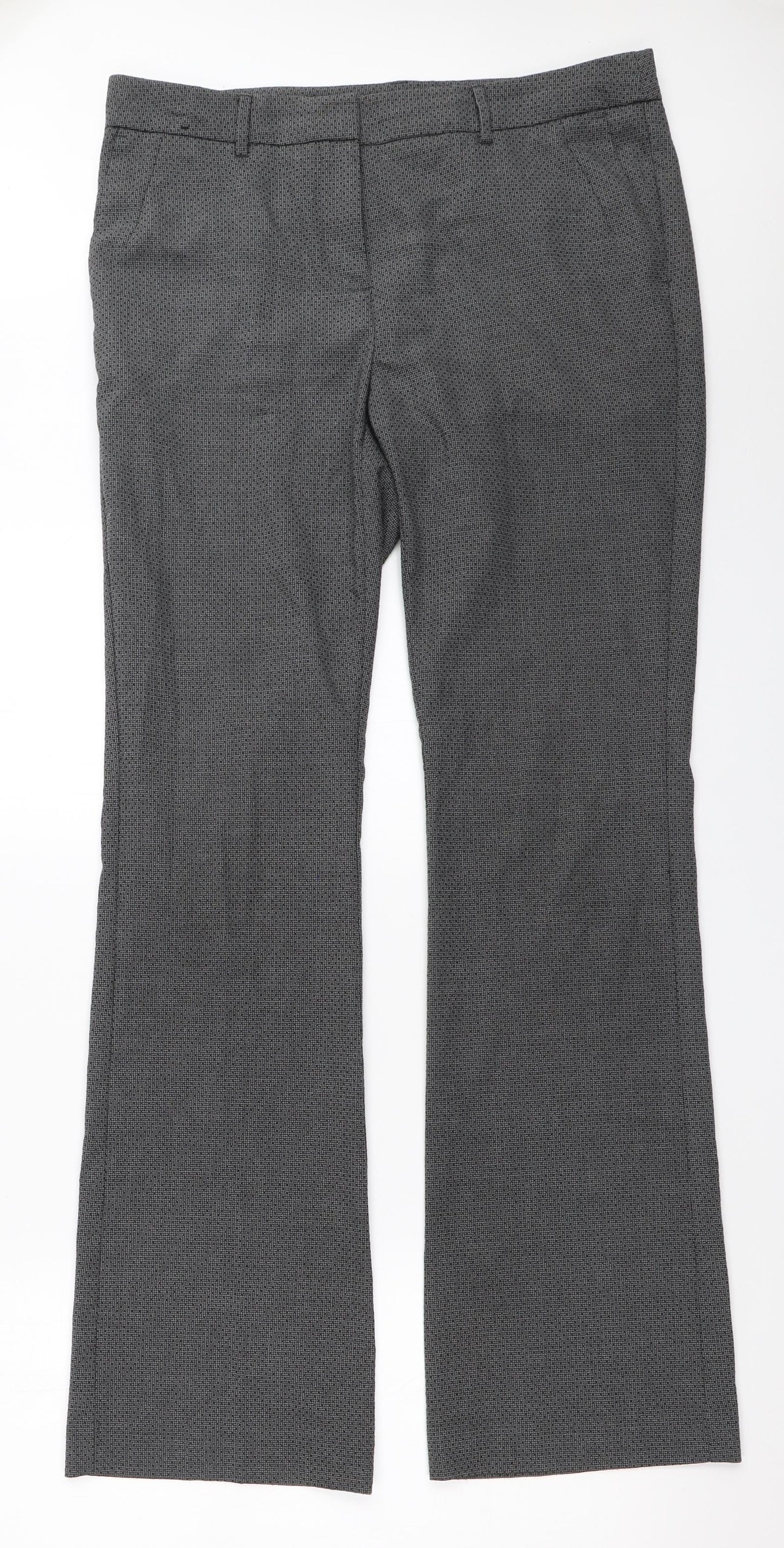 NEXT Womens Grey   Trousers  Size 10 L32.5 in