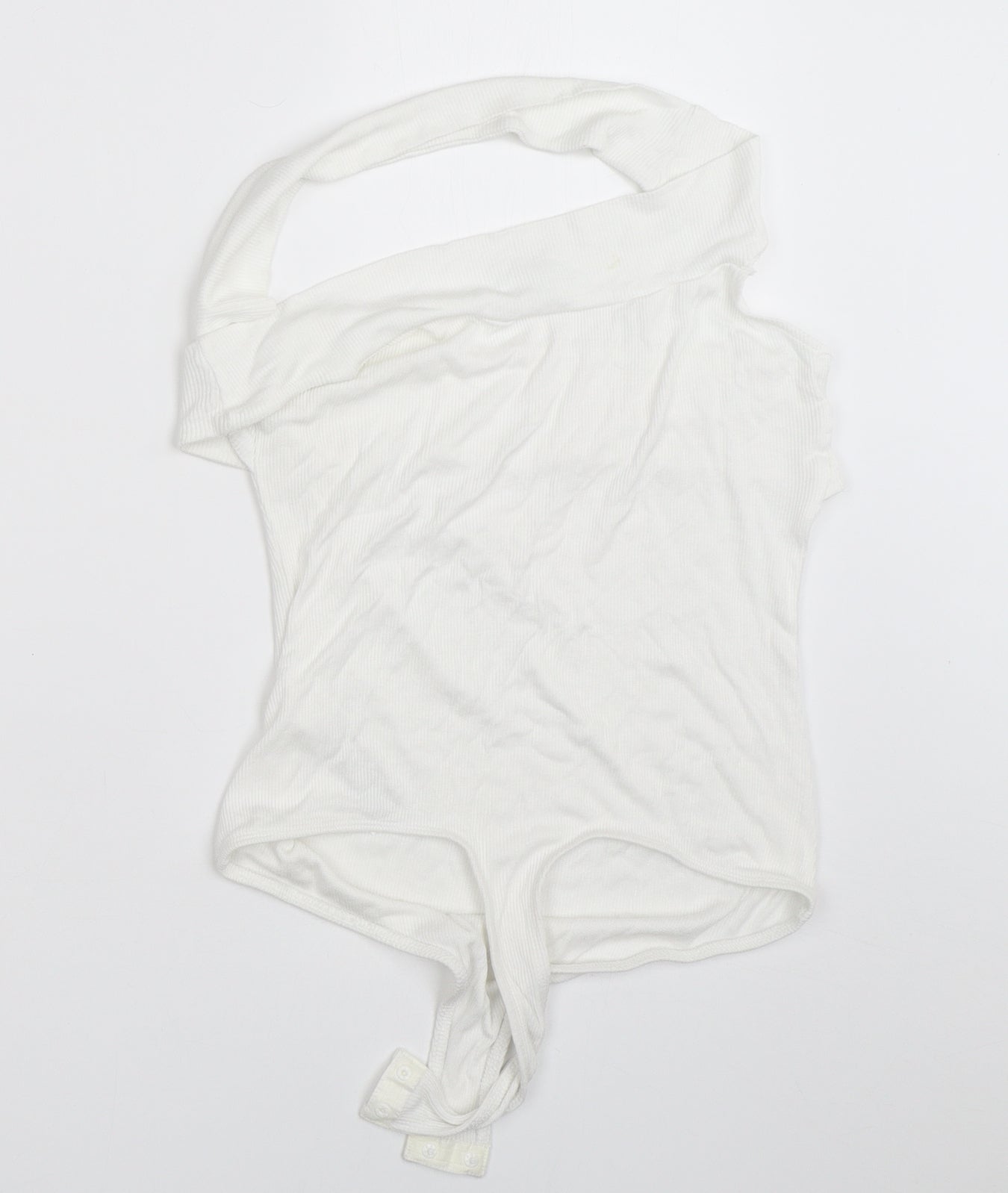 ASOS Womens White   Basic Tank Size 10  - Bodysuit