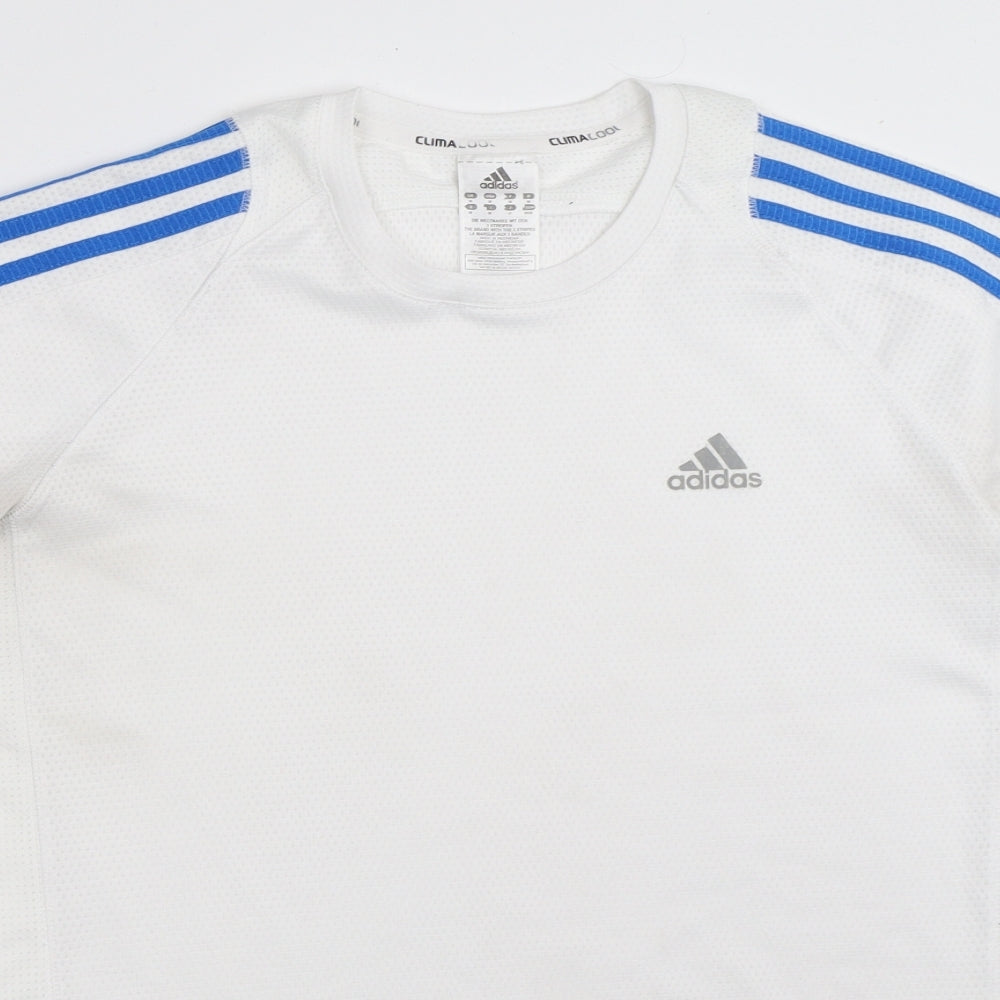 adidas Mens White   Basic T-Shirt Size M