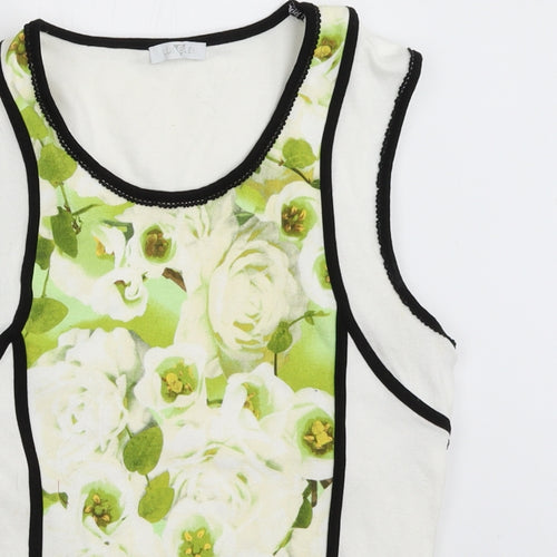 Lui Lei Womens White   Basic Tank Size 40