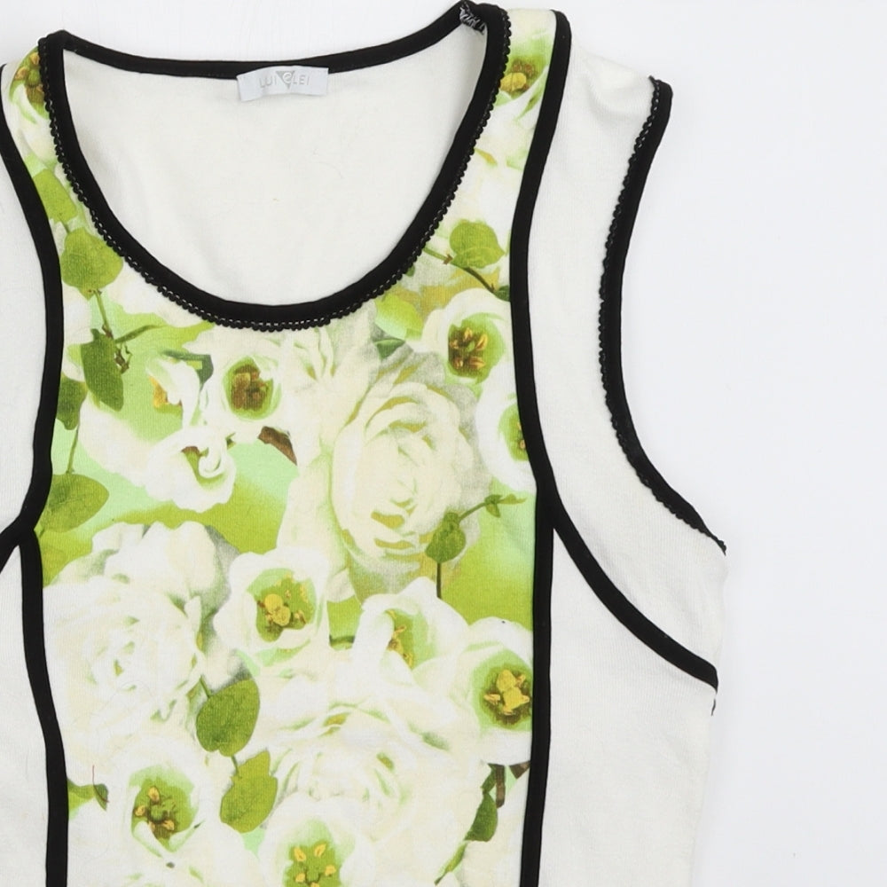 Lui Lei Womens White   Basic Tank Size 40