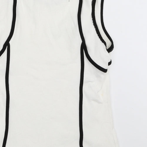 Lui Lei Womens White   Basic Tank Size 40