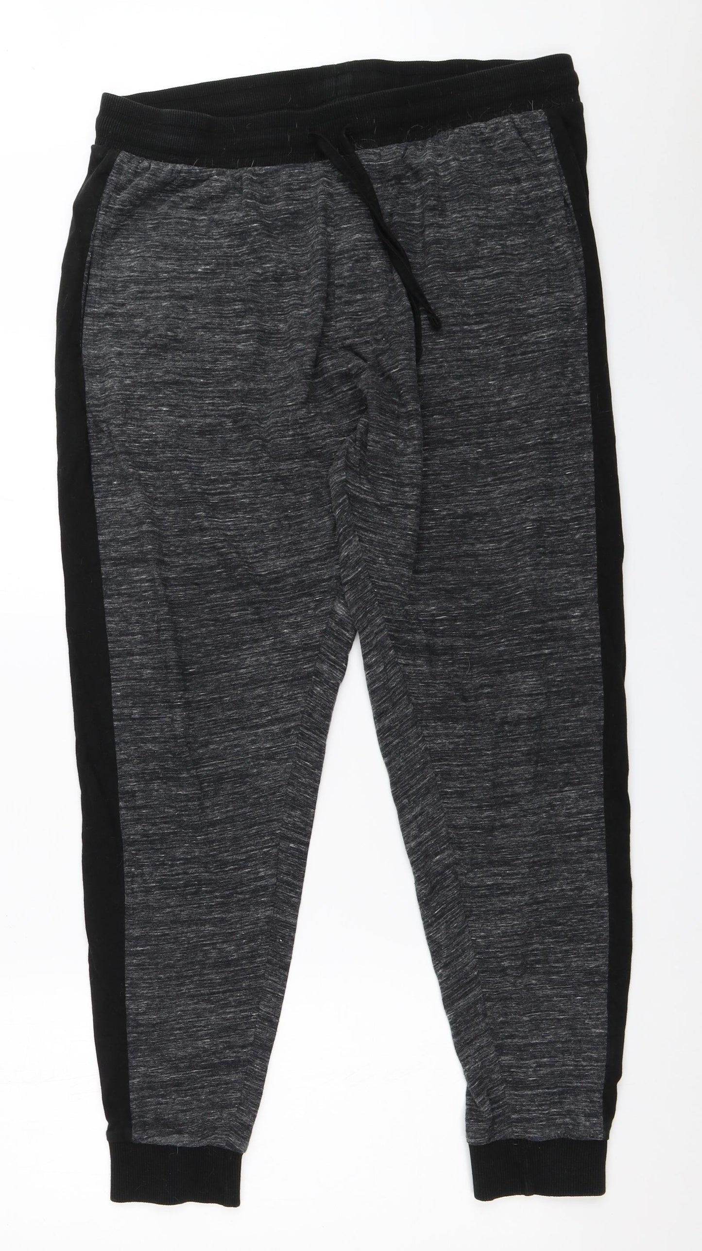 George Mens Black   Jogger Trousers Size XL L29 in