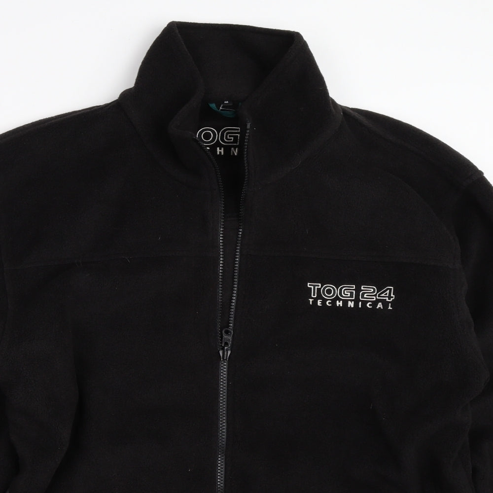 TOG 24 Mens Black  Fleece Jacket Coat Size M