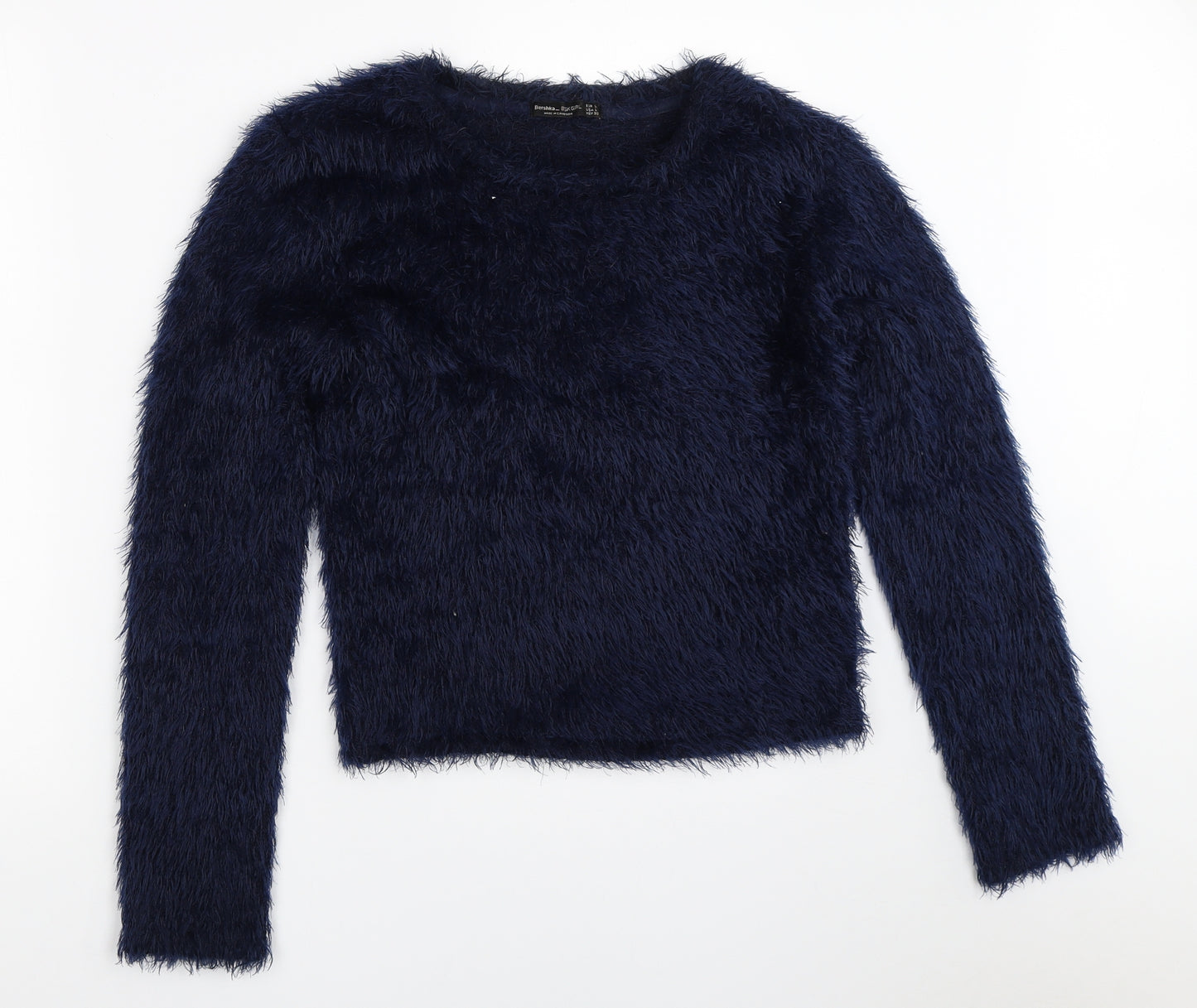 Bershka Womens Blue   Pullover Jumper Size L