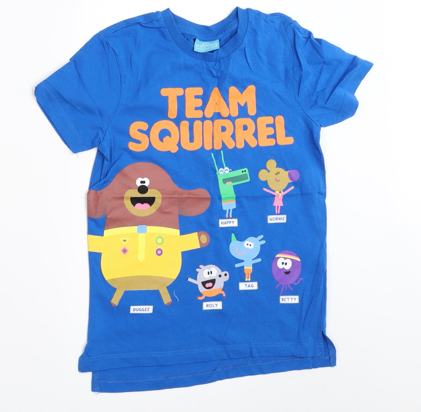 George Boys Blue   Basic T-Shirt Size 5-6 Years  - Hey duggee