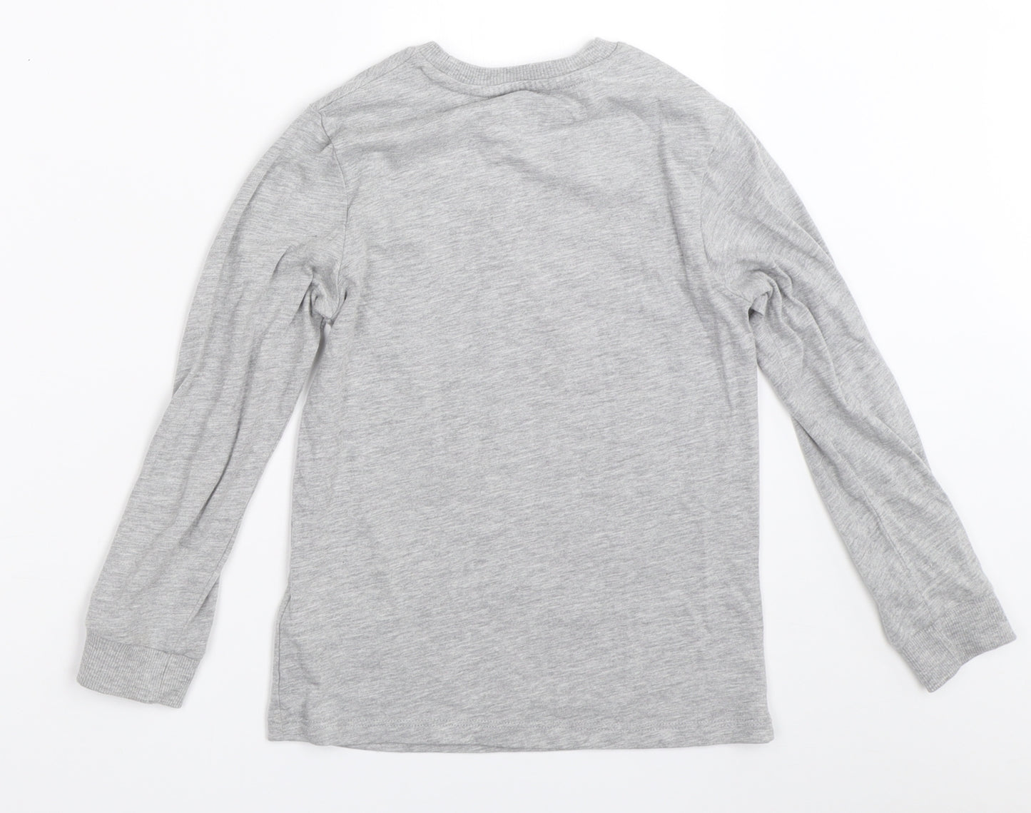 Marks and Spencer Boys Grey   Basic T-Shirt Size 7-8 Years