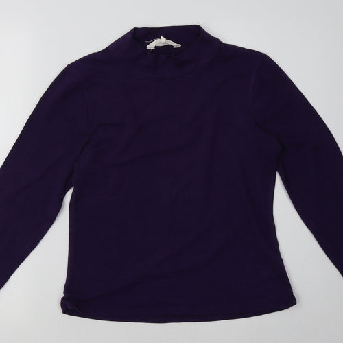 Braintree Womens Purple   Pullover Sweatshirt Size 12