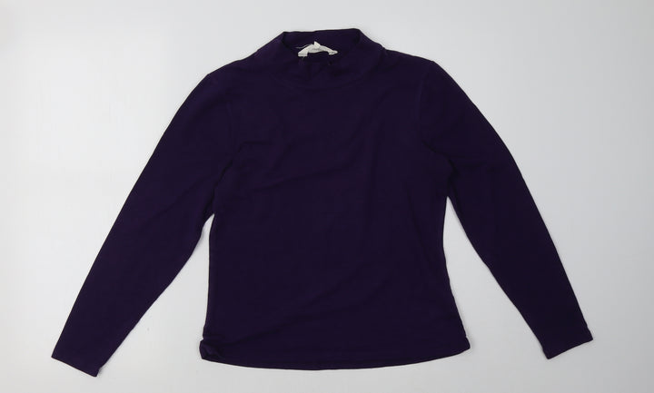 Braintree Womens Purple   Pullover Sweatshirt Size 12