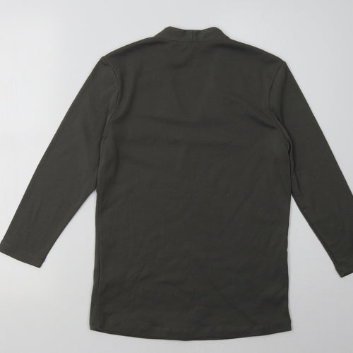 vizaviv Womens Green   Pullover Sweatshirt Size 10