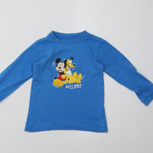 George Boys Blue   Pullover Sweatshirt Size 2-3 Years  - Mickey Mouse