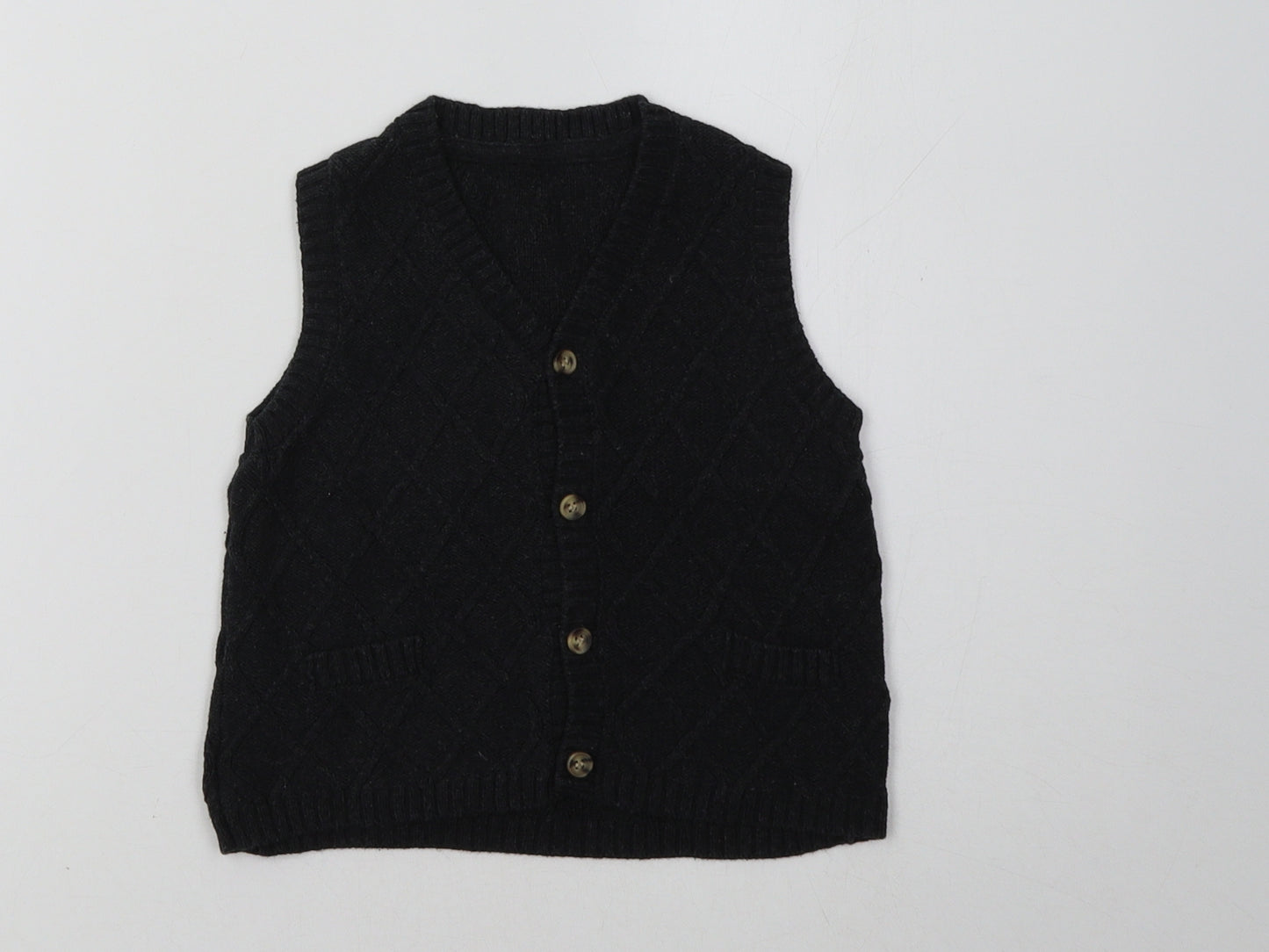 Mini Club Boys Grey   Cardigan Jumper Size 18-24 Months
