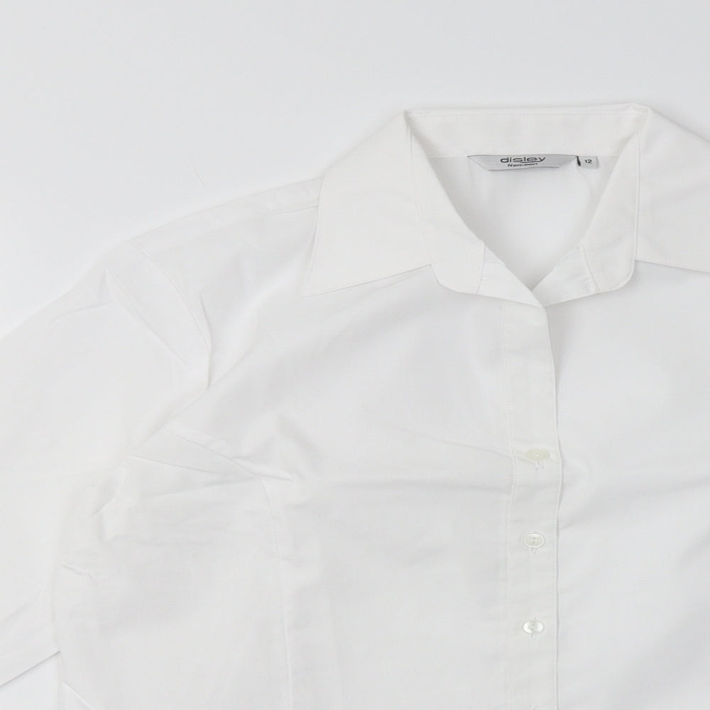 Disley Womens White   Basic Polo Size 12