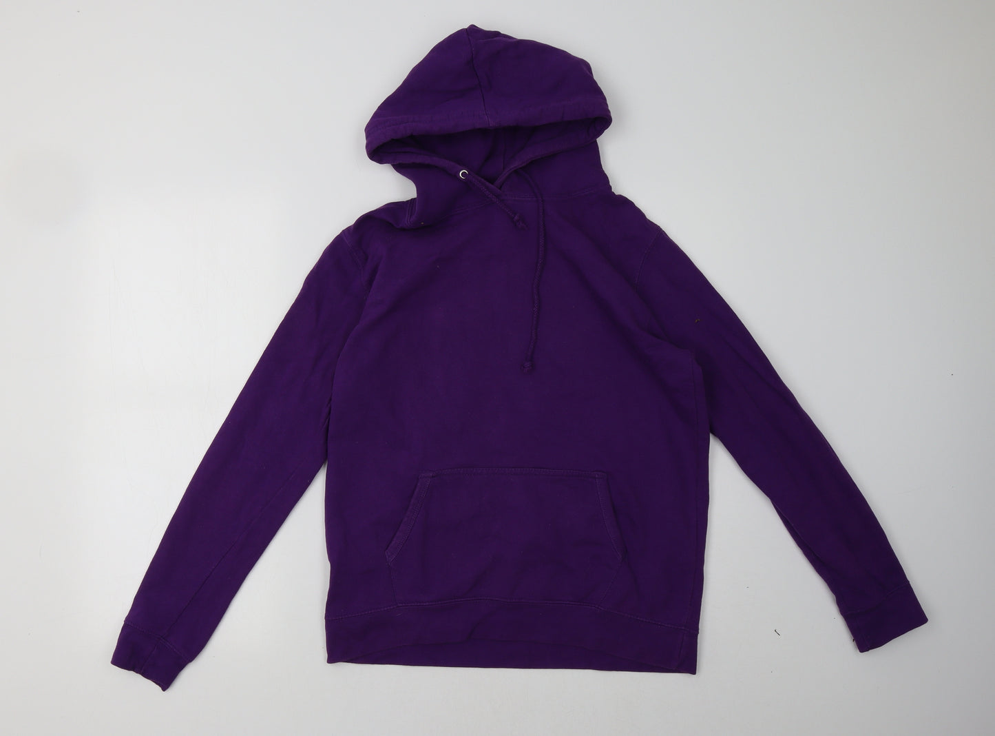 Just Hoods Womens Purple   Pullover Hoodie Size M