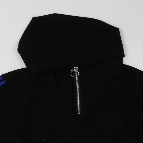 Preworn Womens Black   Pullover Hoodie Size M