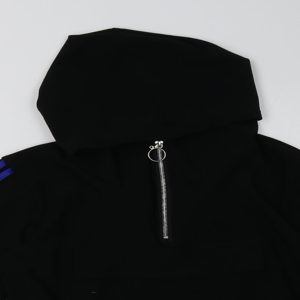 Preworn Womens Black   Pullover Hoodie Size M
