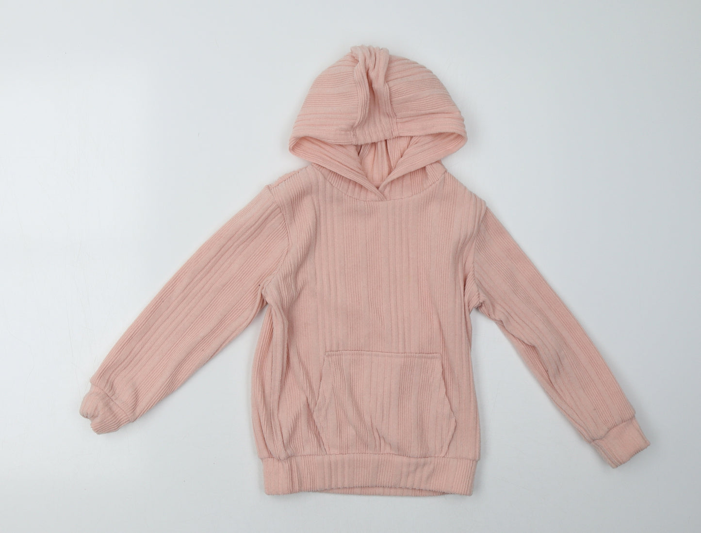 Matalan Girls Pink   Pullover Hoodie Size 7 Years