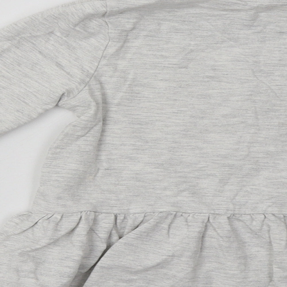 George Girls Grey   Pullover Sweatshirt Size 6-7 Years  - Children in Need