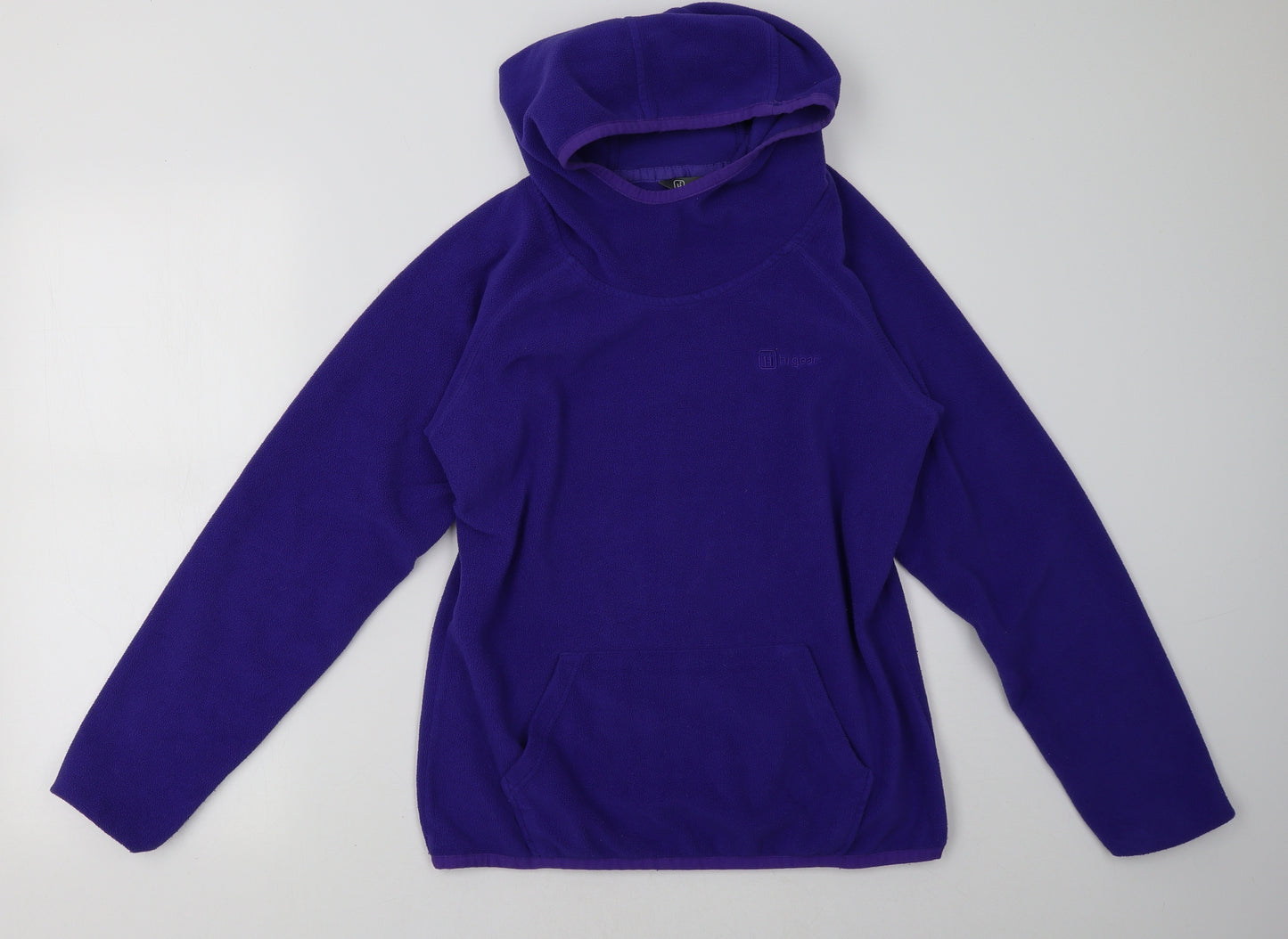 higear Womens Purple  Fleece Pullover Hoodie Size 12