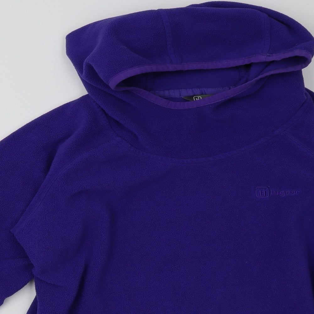 higear Womens Purple  Fleece Pullover Hoodie Size 12