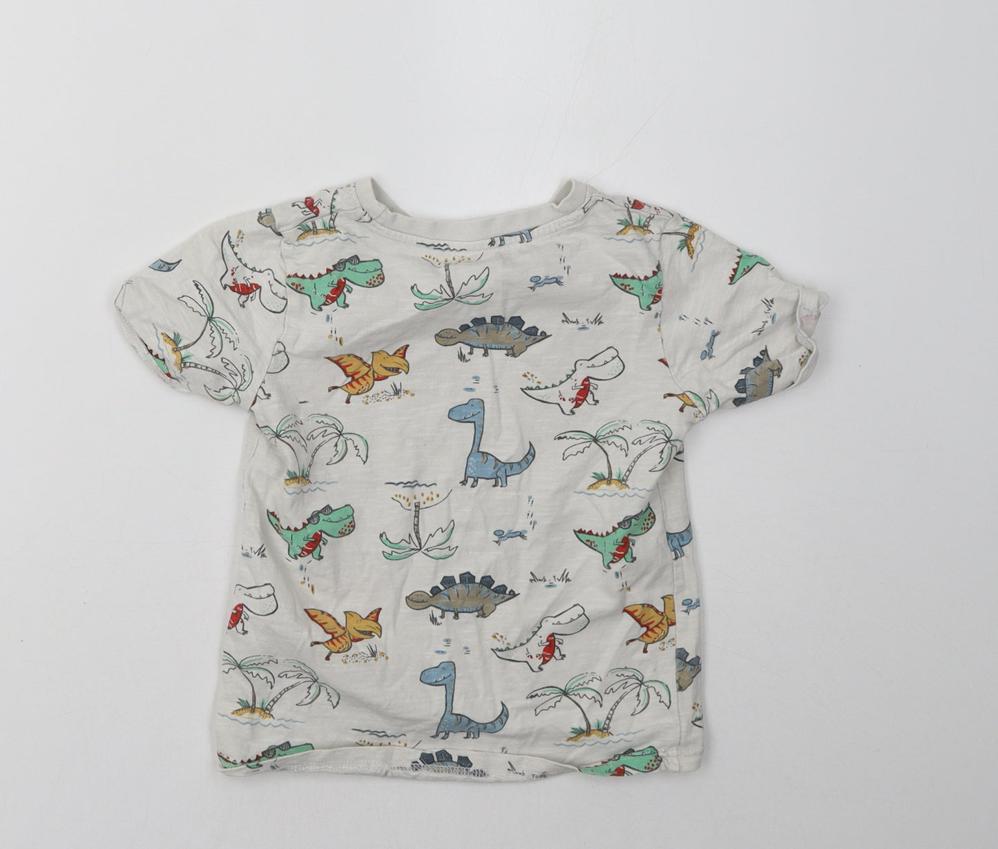 Nutmeg Boys White   Basic T-Shirt Size 4-5 Years