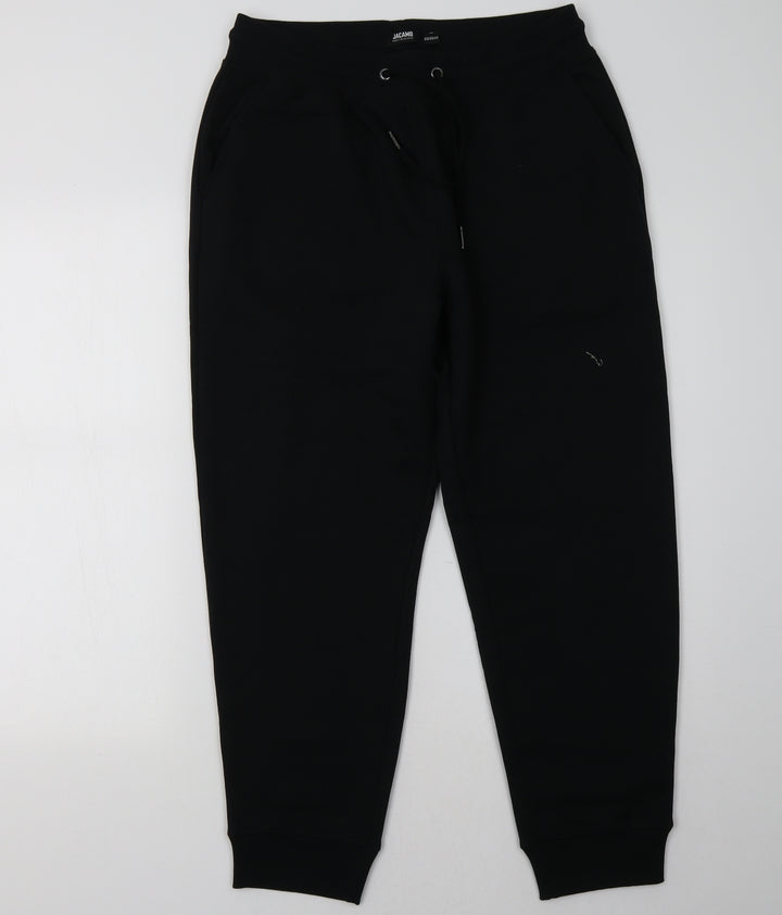 Jacamo Womens Black   Jogger Trousers Size S L28 in