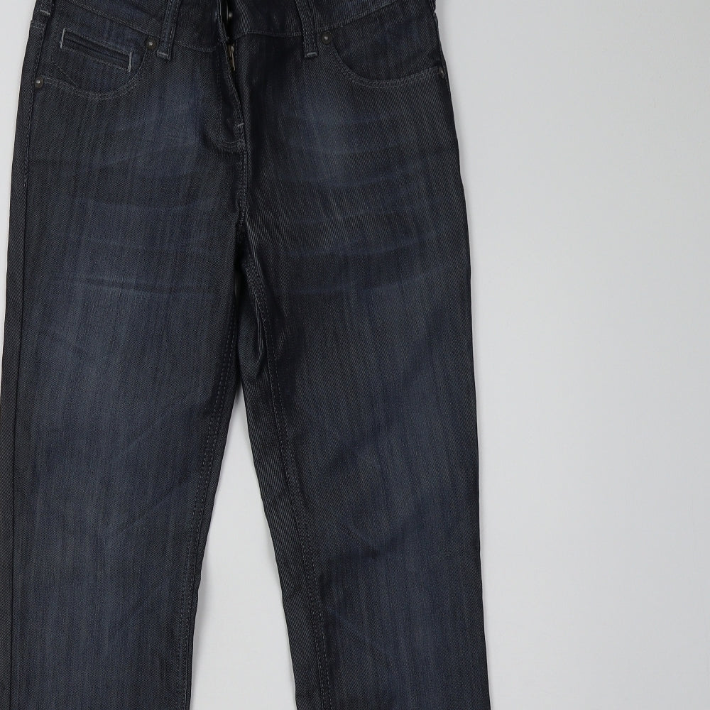 NEXT Womens Blue  Denim Straight Jeans Size 8 L32 in