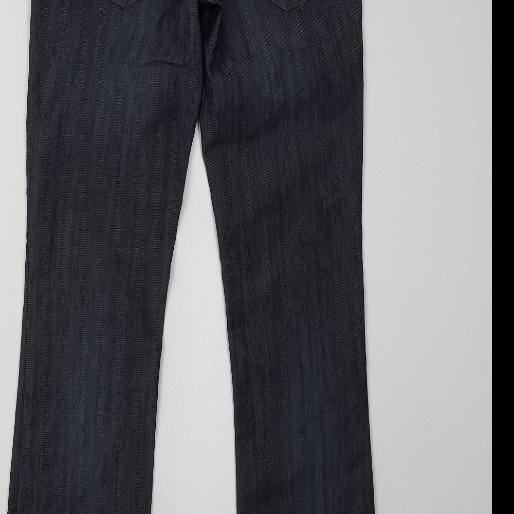 NEXT Womens Blue  Denim Straight Jeans Size 8 L32 in