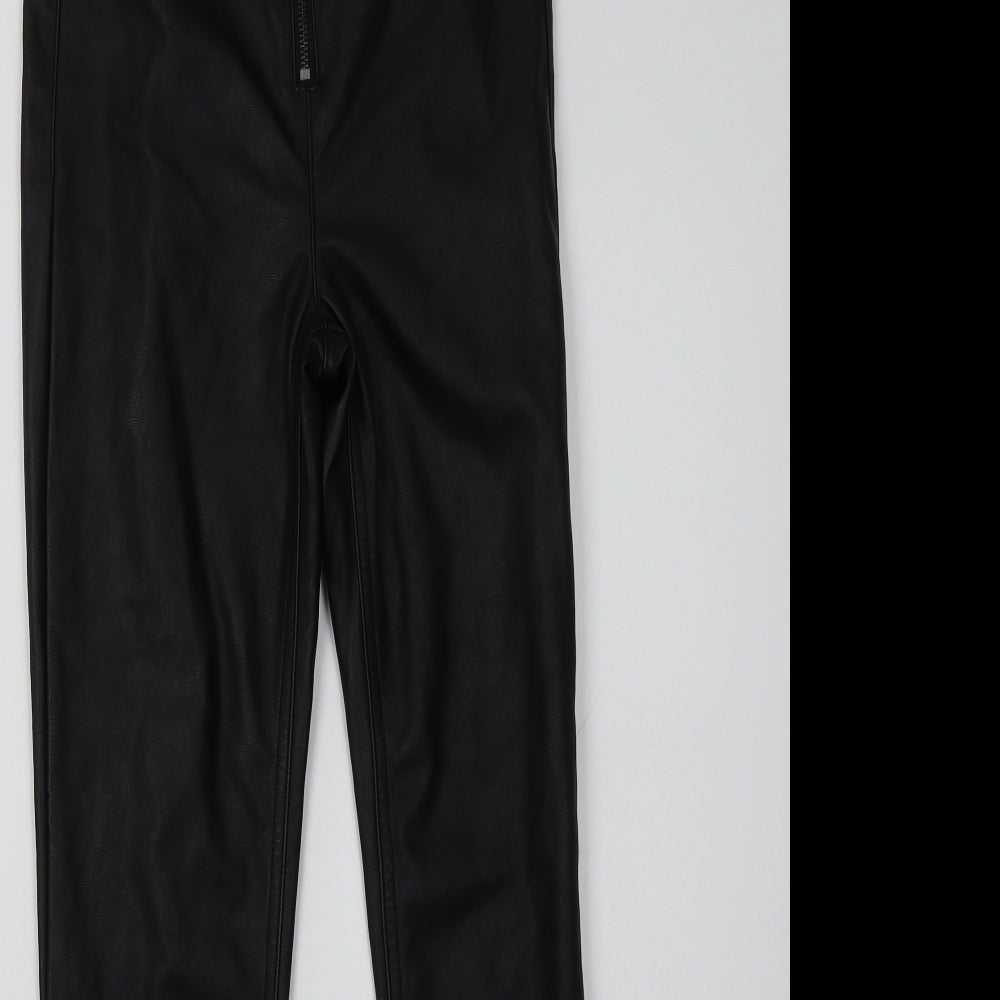 H&M Womens Black   Trousers  Size 12 L32 in