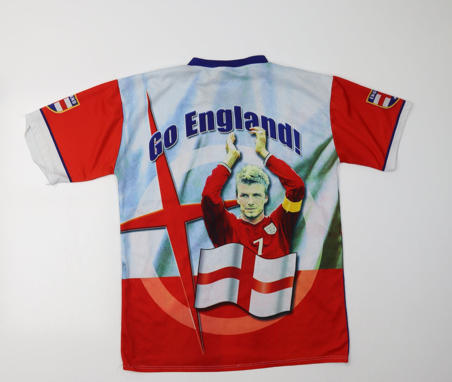 Preworn Mens Multicoloured    T-Shirt Size XL  - England