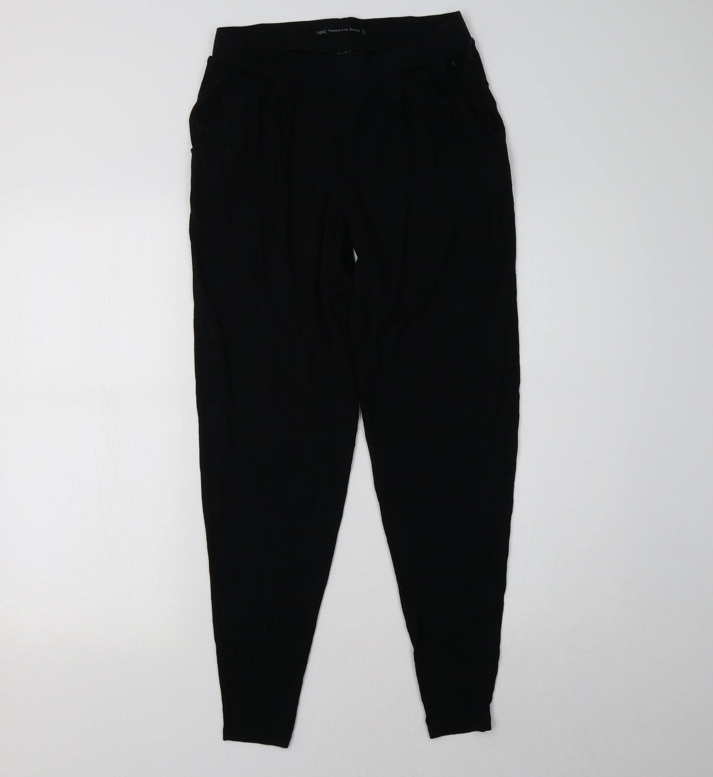 NEXT Womens Black   Trousers  Size 8 L28 in