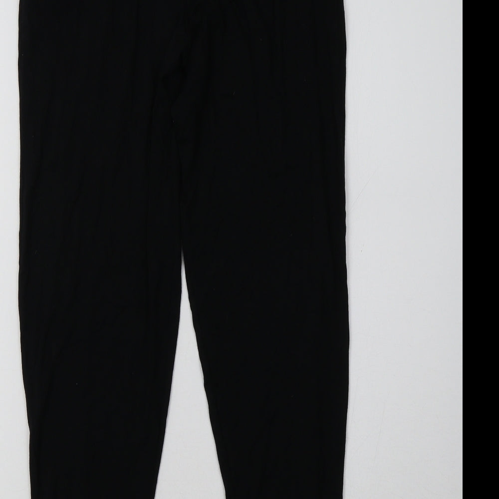 NEXT Womens Black   Trousers  Size 8 L28 in