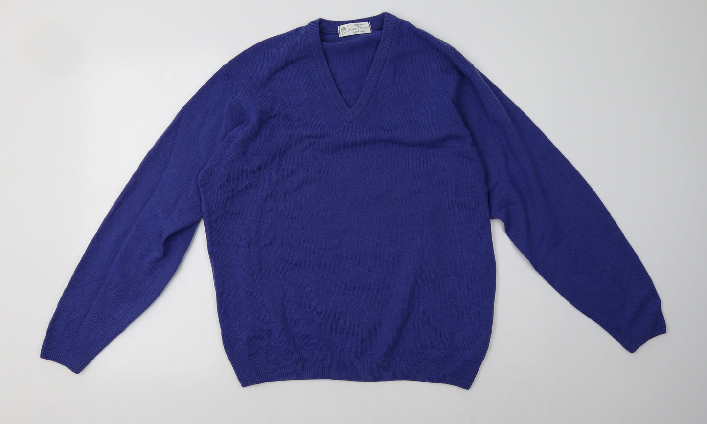 Marks and Spencer Mens Purple   Pullover Sweatshirt Size S