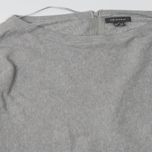 Primark Womens Grey   Pullover Sweatshirt Size M