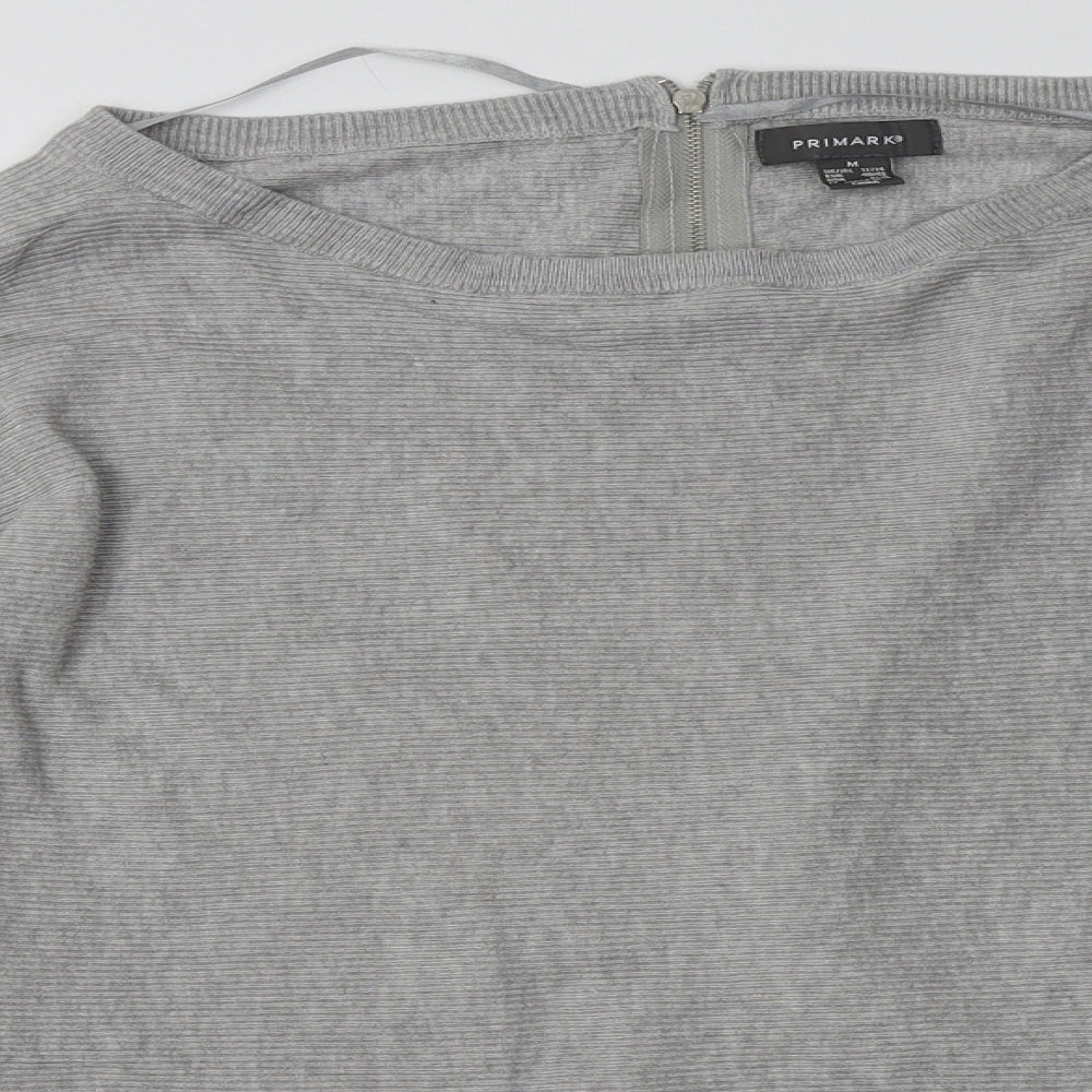 Primark Womens Grey   Pullover Sweatshirt Size M