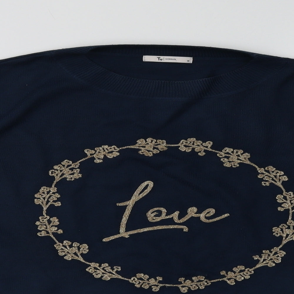 Sainsburys Womens Blue   Pullover Sweatshirt Size 14