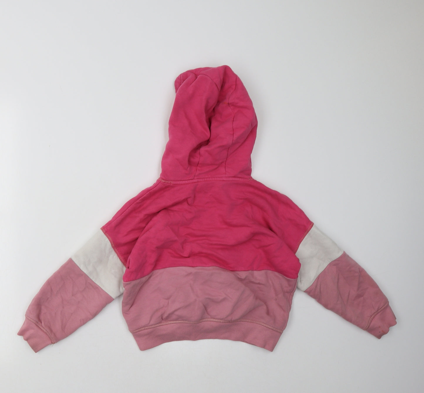 Marks and Spencer Girls Pink   Pullover Hoodie Size 7-8 Years